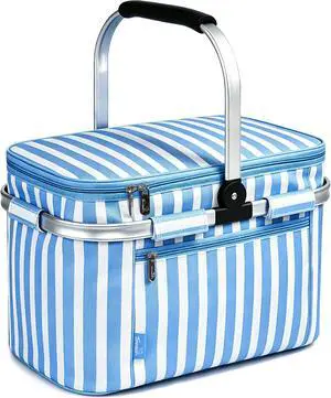 34L Insulated Picnic Basket Cooler 34L Insulated Picnic Basket Cooler