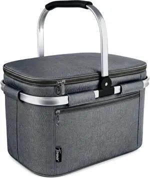34L Insulated Picnic Basket Cooler 34L Insulated Picnic Basket Cooler