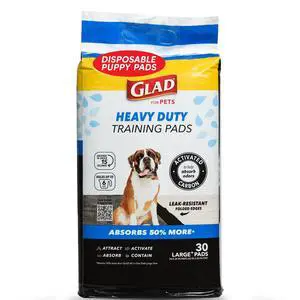 Pets XL Charcoal Training Pads, Heavy Duty, 24x24 in, 30 Count Pets XL Charcoal Training Pads, Heavy Duty, 24x24 in, 30 Count