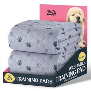 Super Absorbent Washable Pee Pads for Dogs - 2-Pack Superior Reusable Puppy Pads Pet Training Pads 100% Waterproof Dog Pee Pad Protects Against Urine Leakage Non-Slip Grip Prevents Slipping& Bunching Super Absorbent Washable Pee Pads for Dogs - 2-Pack Superior Reusable Puppy Pads Pet Training Pads 100% Waterproof Dog Pee Pad Protects Against Urine Leakage Non-Slip Grip Prevents Slipping& Bunching