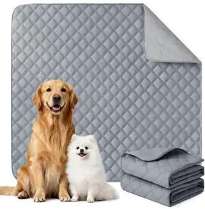 Reusable Washable Pee Pads for Dogs Large/Extra Large 36'' x 41'' 2 Pack, Absorbent Pet Puppy Dog Training Pads Non-Slip, Waterproof Whelping Potty Pads for Dogs Leak-Proof Reusable Washable Pee Pads for Dogs Large/Extra Large 36'' x 41'' 2 Pack, Absorbent Pet Puppy Dog Training Pads Non-Slip, Waterproof Whelping Potty Pads for Dogs Leak-Proof