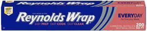 Wrap Everyday Strength Aluminum Foil Roll, 12 Inch Wide, 200sq ft Wrap Everyday Strength Aluminum Foil Roll, 12 Inch Wide, 200sq ft