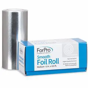 Smooth Aluminum Foil Roll, Medium/5W in, Silver Smooth Aluminum Foil Roll, Medium/5W in, Silver