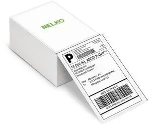 4x6 Thermal Labels Fanfold, 500 Shipping Labels for Label Printer 4x6 Thermal Labels Fanfold, 500 Shipping Labels for Label Printer