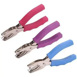 1 Hole Punch 1/4 inch of Single Whole Punchwith Soft Grip Handles, with 6 Sheet Capacity, Perfect for Home Office School Supplies.3 PCS 1 Hole Punch 1/4 inch of Single Whole Punchwith Soft Grip Handles, with 6 Sheet Capacity, Perfect for Home Office School Supplies.3 PCS