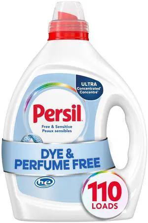 Free & Sensitive Liquid Laundry Detergent, 110 Loads, 82.5 Fl Oz Free & Sensitive Liquid Laundry Detergent, 110 Loads, 82.5 Fl Oz