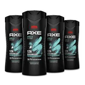 Sage & Cedarwood Body Wash Apollo 4 Count for Long Lasting Freshness Men's Body Wash with Odor-Busting Prebiotics 16 oz Sage & Cedarwood Body Wash Apollo 4 Count for Long Lasting Freshness Men's Body Wash with Odor-Busting Prebiotics 16 oz