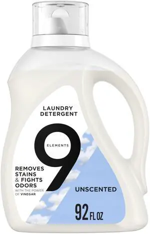 Liquid Laundry Detergent, Unscented, Vinegar Powered, 92 fl oz, 1 count Liquid Laundry Detergent, Unscented, Vinegar Powered, 92 fl oz, 1 count