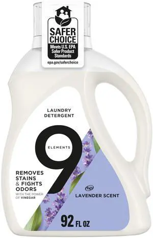 Liquid Laundry Detergent, Lavender Scent, Vinegar Powered, 92 fl oz, 1 count Liquid Laundry Detergent, Lavender Scent, Vinegar Powered, 92 fl oz, 1 count