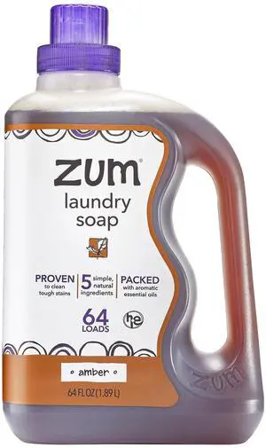 Indigo Wild Clean Laundry Soap - Plant-Based Liquid Laundry Soap - Contains Baking Soda, Essential Oils & Saponified Coconut Oil - Amber - 64 fl oz Indigo Wild Clean Laundry Soap - Plant-Based Liquid Laundry Soap - Contains Baking Soda, Essential Oils & Saponified Coconut Oil - Amber - 64 fl oz
