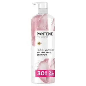 Sulfate Free Rose Water Shampoo, Soothes, Replenishes Hydration, Safe for Color Treated Hair, Nutrient Infused with Vitamin B5 and Antioxidants, Pro-V Blends, 30.0 oz Sulfate Free Rose Water Shampoo, Soothes, Replenishes Hydration, Safe for Color Treated Hair, Nutrient Infused with Vitamin B5 and Antioxidants, Pro-V Blends, 30.0 oz