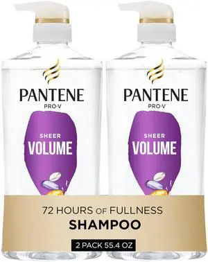 Shampoo, Sheer Volume - Lightweight Nourishment for Fine, Color-Treated Hair, 72-Hour Fullness and Body, 27.7 Oz Each, 2-Pack + Miracle Rescue Shot (0.5 Oz) Shampoo, Sheer Volume - Lightweight Nourishment for Fine, Color-Treated Hair, 72-Hour Fullness and Body, 27.7 Oz Each, 2-Pack + Miracle Rescue Shot (0.5 Oz)