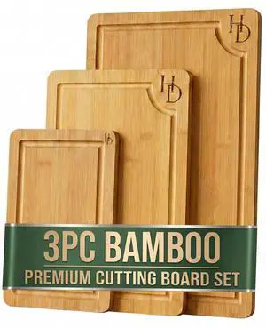 3 Piece Bamboo Cutting Board Set, Cutting Boards For Kitchen, Hampton Distribution 3 Piece Bamboo Cutting Board Set, Cutting Boards For Kitchen, Hampton Distribution