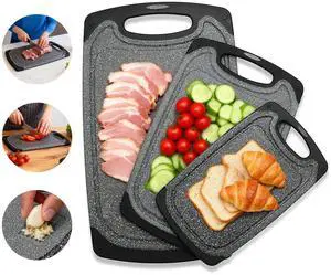 Plastic Cutting Boards Set of 3,BPA Free,Dishwasher Safe Plastic Cutting Boards Set of 3,BPA Free,Dishwasher Safe