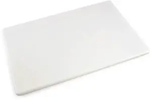 Commercial Grade Plastic Cutting Board 18 x 12 x 1/2 Thick High Density White Poly, NSF Certified and Dishwasher Safe for Food Service Commercial Grade Plastic Cutting Board 18 x 12 x 1/2 Thick High Density White Poly, NSF Certified and Dishwasher Safe for Food Service