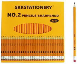 50 Count #2 Pencils with Erasers 50 Count #2 Pencils with Erasers