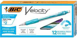 Velocity Strong Lead Mechanical Pencils, Thick Point, 0.9 mm, 12-Count Velocity Strong Lead Mechanical Pencils, Thick Point, 0.9 mm, 12-Count