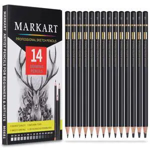 Drawing Sketching Pencils Set, 14 Pieces, Graphite Pencil(12B - 4H) Drawing Sketching Pencils Set, 14 Pieces, Graphite Pencil(12B - 4H)