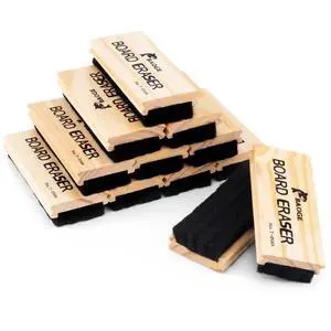 12 Pack Premium Wool Felt Chalkboard Eraser Dustless, Kid-Friendly, for Whiteboard & Blackboard Office School Supply 12 Pack Premium Wool Felt Chalkboard Eraser Dustless, Kid-Friendly, for Whiteboard & Blackboard Office School Supply