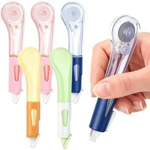 19.69ft Correction Tape Pens, Dry Instantly, Pen Style 19.69ft Correction Tape Pens, Dry Instantly, Pen Style