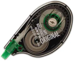 68620 MONO Correction Tape, Non-Refillable, 1/6" x 394", White Tape 68620 MONO Correction Tape, Non-Refillable, 1/6" x 394", White Tape