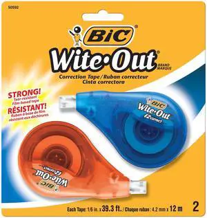 Wite-Out EZ Correct Correction Tape, 2-Count Wite-Out EZ Correct Correction Tape, 2-Count