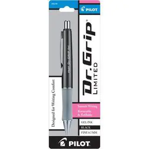 Dr. Grip Limited Refillable & Retractable Gel Pen, Black, Single Pen Dr. Grip Limited Refillable & Retractable Gel Pen, Black, Single Pen