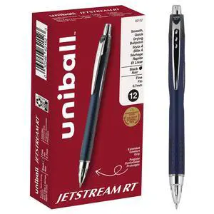 Jetstream RT Ballpoint Pens, Fine Point (0.7mm), Black, 12 Pack Jetstream RT Ballpoint Pens, Fine Point (0.7mm), Black, 12 Pack