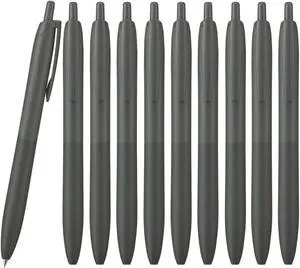 Uni Jetstream Single Ballpoint Pen, Equipped with 0.7mm Lite Touch Ink (Black), Off Black, SXNLS07.24, Set of 10 Uni Jetstream Single Ballpoint Pen, Equipped with 0.7mm Lite Touch Ink (Black), Off Black, SXNLS07.24, Set of 10