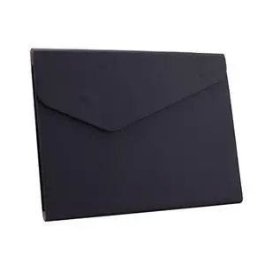 PU Leather A4 File Folder Document Holder Waterproof Portfolio Envelope Folder Case with Invisible Magnetic Closure Black PU Leather A4 File Folder Document Holder Waterproof Portfolio Envelope Folder Case with Invisible Magnetic Closure Black