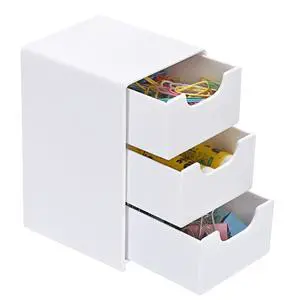 1 Pack Small Acrylic Storage Organizer with Drawers, 3-Layer White Desktop Organizer for Office Supplies Mini Storage Box with Drawers for Desk, Desktop Makeup Drawer Jewelry Storage Box 1 Pack Small Acrylic Storage Organizer with Drawers, 3-Layer White Desktop Organizer for Office Supplies Mini Storage Box with Drawers for Desk, Desktop Makeup Drawer Jewelry Storage Box