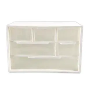 Mini Desk Drawer Organizer with 6 Clear Drawers - 7" x 3.9" x 4.7" Small Plastic Storage Box for Office, Classroom, Crafts, and Home Desktop Organization Mini Desk Drawer Organizer with 6 Clear Drawers - 7" x 3.9" x 4.7" Small Plastic Storage Box for Office, Classroom, Crafts, and Home Desktop Organization
