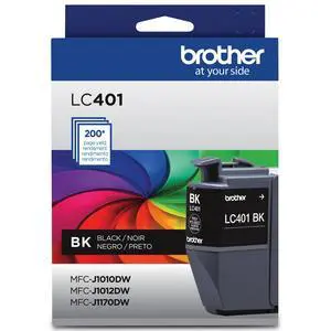 Genuine LC401BK Standard Yield Black Ink Cartridge Genuine LC401BK Standard Yield Black Ink Cartridge