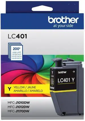 Genuine LC401Y Standard-Yield Yellow Ink Cartridge Genuine LC401Y Standard-Yield Yellow Ink Cartridge