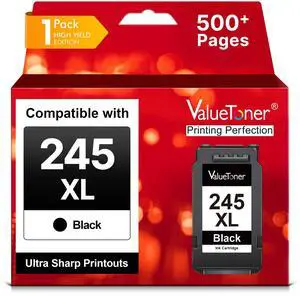 245XL Replacement for Canon 245XL Black Ink 245 XL PG245XL 243 for Pixma TR4520 TR4527 MX492 MX490 MG2520 MG2522 MG2525 MG2920 MG2922 MG3022 MG3029 TS202 TS302 TS3320 Printer (1 Black) 245XL Replacement for Canon 245XL Black Ink 245 XL PG245XL 243 for Pixma TR4520 TR4527 MX492 MX490 MG2520 MG2522 MG2525 MG2920 MG2922 MG3022 MG3029 TS202 TS302 TS3320 Printer (1 Black)