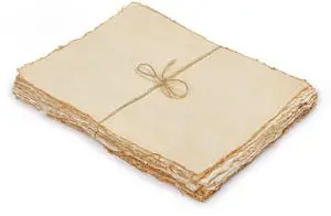 Vintage Deckled Edge Handmade Watercolor Paper 5x7 Vintage Deckled Edge Handmade Watercolor Paper 5x7