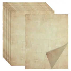 70PCS Vintage Paper 8.5 x 11 in Parchment Paper for Writing Letter writing paper, Decorative Printer Paper for Invitation, Letter, Resume, Award, Diploma, Art, Craft, Certificate Antique Paper 70PCS Vintage Paper 8.5 x 11 in Parchment Paper for Writing Letter writing paper, Decorative Printer Paper for Invitation, Letter, Resume, Award, Diploma, Art, Craft, Certificate Antique Paper