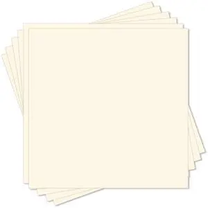 Cream Cardstock 12x12, Goefun Ivory Card Stocks 80lb, Heavy Weight Paper for Printing, Invitations, Scrapbook, Artworks and Crafting, Photo Albums, 24 Pack Cream Cardstock 12x12, Goefun Ivory Card Stocks 80lb, Heavy Weight Paper for Printing, Invitations, Scrapbook, Artworks and Crafting, Photo Albums, 24 Pack