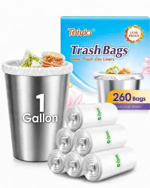 Small Clear Trash Bags 1 Gallon 260 Counts Garbage Bags,Mini Waste Basket Liners,Tiny Bathroom Trash Can Bin Liners,Small Plastic Bags for Home Office Kitchen Car Bedroom Dog waste Baby Diaper Small Clear Trash Bags 1 Gallon 260 Counts Garbage Bags,Mini Waste Basket Liners,Tiny Bathroom Trash Can Bin Liners,Small Plastic Bags for Home Office Kitchen Car Bedroom Dog waste Baby Diaper