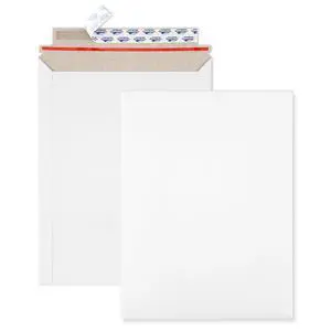 9x11.5 Self Seal Photo Document Mailers 25 Pack Stay Flat White Cardboard Envelopes, 9.25 x 11.75 Inches 9x11.5 Self Seal Photo Document Mailers 25 Pack Stay Flat White Cardboard Envelopes, 9.25 x 11.75 Inches