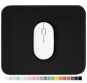 Black Mouse pad, Featuring a wear-Resistant Stitching Edge Design. Made of Anti-Slip and Water-Resistant Rubber Material. (Black) Black Mouse pad, Featuring a wear-Resistant Stitching Edge Design. Made of Anti-Slip and Water-Resistant Rubber Material. (Black)