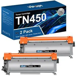 TN450 Toner Cartridge for Brother Printer - Replacement for Brother TN450 TN420 TN-450 TN-420 to Compatible with HL-2270DW HL-2280DW HL-2230 MFC-7360N MFC-7860DW Intellifax 2840 2940, 2 Black TN450 Toner Cartridge for Brother Printer - Replacement for Brother TN450 TN420 TN-450 TN-420 to Compatible with HL-2270DW HL-2280DW HL-2230 MFC-7360N MFC-7860DW Intellifax 2840 2940, 2 Black