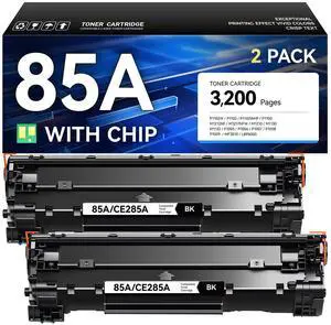 85A Toner Cartridge Black 2-Pack with Chip High Yield Replacement for HP 85A CE285A Compatible with HP LaserJet Pro MFP M1212nf M1217nfw P1102w P1109w Printer P1102 P1109 M1212 M1217 Series Ink Copy 85A Toner Cartridge Black 2-Pack with Chip High Yield Replacement for HP 85A CE285A Compatible with HP LaserJet Pro MFP M1212nf M1217nfw P1102w P1109w Printer P1102 P1109 M1212 M1217 Series Ink Copy