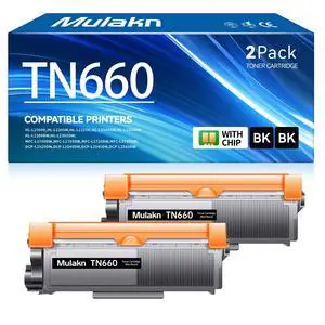 TN660 Toner Cartridge for Brother TN660 TN-660 TN 660 TN630 Compatible with HL-L2300D HL-L2380DW HL-L2320D DCP-L2540DW MFC-L2700DW MFC-L2685DW Printer - 2PK High Yield TN660 Toner Cartridge for Brother TN660 TN-660 TN 660 TN630 Compatible with HL-L2300D HL-L2380DW HL-L2320D DCP-L2540DW MFC-L2700DW MFC-L2685DW Printer - 2PK High Yield