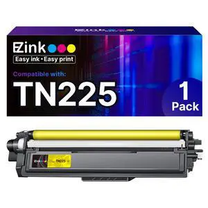 Compatible Toner Cartridge Replacement for Brother TN225 Yellow to Use with MFC-9130CW HL-3170CDW HL-3140CW HL-3180CDW MFC-9330CDW MFC-9340CDW HL-3180CDW DCP-9020CDN (Yellow, 1 Pack) Compatible Toner Cartridge Replacement for Brother TN225 Yellow to Use with MFC-9130CW HL-3170CDW HL-3140CW HL-3180CDW MFC-9330CDW MFC-9340CDW HL-3180CDW DCP-9020CDN (Yellow, 1 Pack)