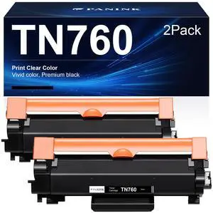 TN760 Toner Cartridge Black High Yield Replacement for Brother TN760 TN 730 TN-730/TN-760 Compatible for MFC-L2710DW DCP-L2550DW MFC-L2750DW HL-L2350DW HL-L2395DW HL-L2370DW Printer - 2 Pack TN760 Toner Cartridge Black High Yield Replacement for Brother TN760 TN 730 TN-730/TN-760 Compatible for MFC-L2710DW DCP-L2550DW MFC-L2750DW HL-L2350DW HL-L2395DW HL-L2370DW Printer - 2 Pack