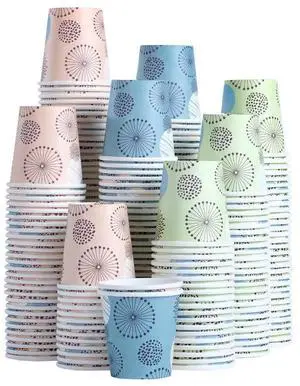 [300 Pack 3 oz Paper Cups, Disposable Bathroom Cups, Small Mouthwash Cups, Mini Paper Cups 3 Ounce for Bathroom [300 Pack 3 oz Paper Cups, Disposable Bathroom Cups, Small Mouthwash Cups, Mini Paper Cups 3 Ounce for Bathroom