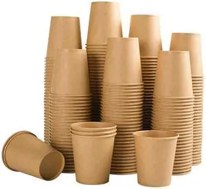 100 Pack 5 oz Paper Cups, Disposable Kraft Bathroom Cups 5 Ounce, Espresso Coffee Hot/Cold Beverage Cups for Home, Kitchen, Party 100 Pack 5 oz Paper Cups, Disposable Kraft Bathroom Cups 5 Ounce, Espresso Coffee Hot/Cold Beverage Cups for Home, Kitchen, Party