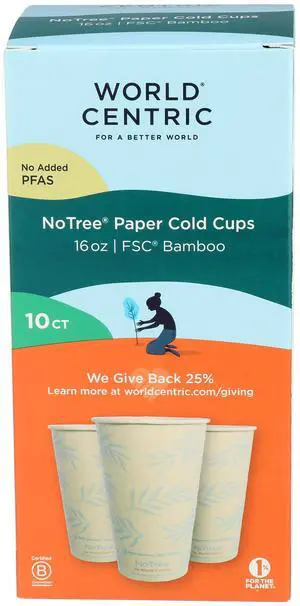 Bamboo Cold Cups 16Oz, 10 CT Bamboo Cold Cups 16Oz, 10 CT