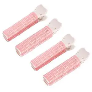 4 Pcs Pink Hair Rollers with Clip for Volumizing Bangs Curls - DIY Hair Styling Accessories Tool and Portable Self Grip Volume ClipsVolumizing Hair Clips,Styling Tools and Appliances 4 Pcs Pink Hair Rollers with Clip for Volumizing Bangs Curls - DIY Hair Styling Accessories Tool and Portable Self Grip Volume ClipsVolumizing Hair Clips,Styling Tools and Appliances